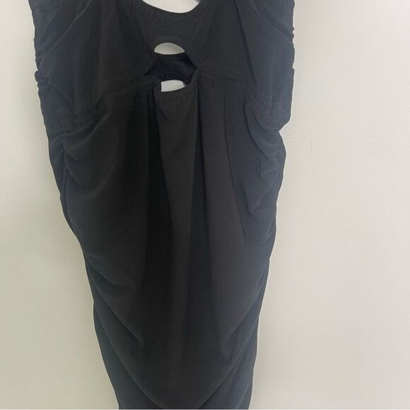 Norma Kamali Black Cutout Midi Dress - Picture 10 of 12